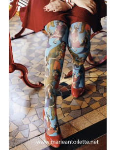 Collant imprimé Danse Marieantoilette