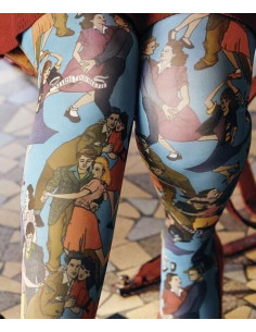 Collant imprimé Danse Marieantoilette 2