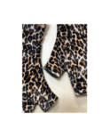 Mitaines léopard Velours doublé polaire hiver