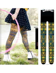 Collant imprimé Indie Marieantoilette