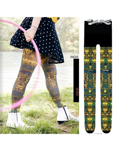 Collant imprimé Indie Marieantoilette