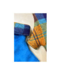 Mitaines Tartan Bleu doublé polaire hiver