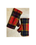 Mitaines Tartan rouge doublé polaire hiver