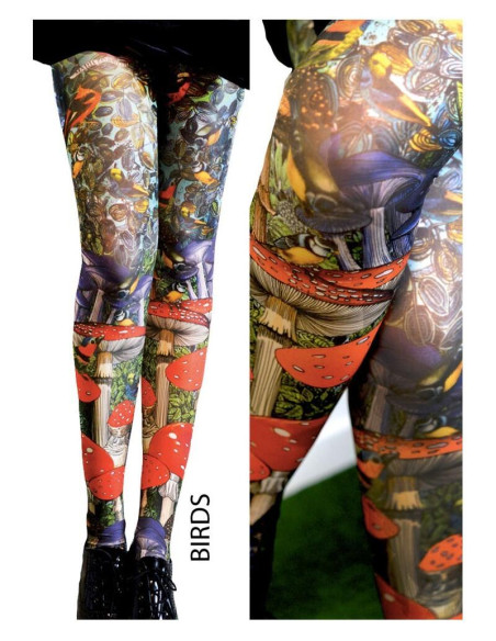 Collant imprimé Birds Marieantoilette