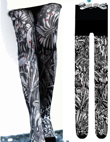 Collant imprimé coccinelles Marieantoilette