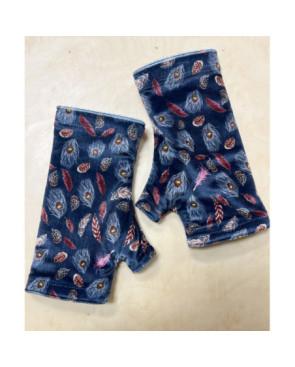 Mitaines-doublé-velours-plummy-bleu-