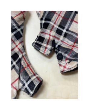 Mitaines BurbChic beige doublées polaire hiver