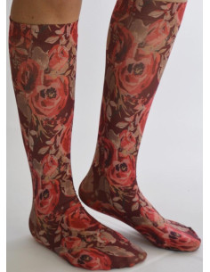 Mi ba Imprimé roses fleuries