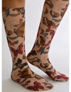 Mi bas imprimé au cent Papillons 2