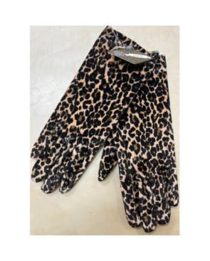 Gants de velours imprimé Léopard Griffy Chic