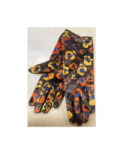 Gants Bouquets fleuris Jaunes orange Caprices
