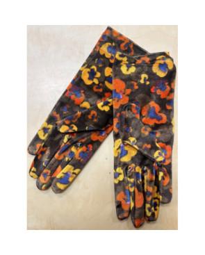 Gants Bouquets fleuris Jaunes orange Caprices