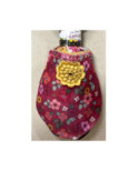 Chaussons de voyage Fleuris Cirry jaune