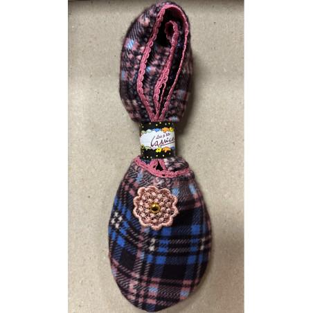 Chaussons de voyage Kilty Pink Vintage
