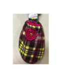 Chaussons de voyage jaune Kilty pink