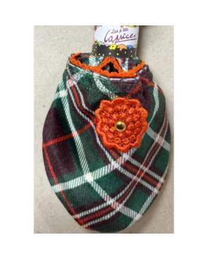 chausson-les-petits-caprices-velours-burbchic-orange-détail