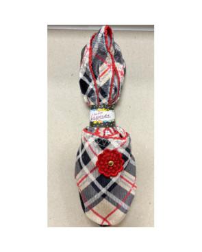 Chaussons de voyage Burbchic corde rouge