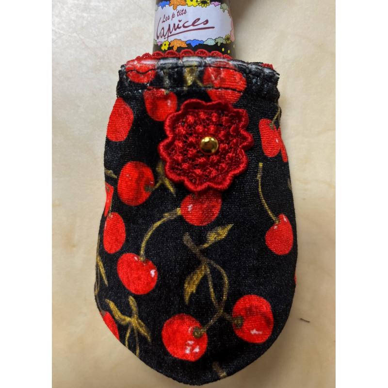 Chaussons de voyage Cherry Rouge red