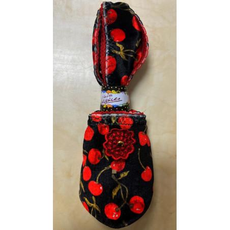 Chaussons de voyage Cherry Rouge red