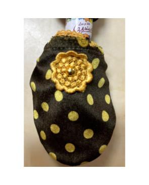 chausson-les-petits-caprices-velours-dots-kaki-jaune-détail