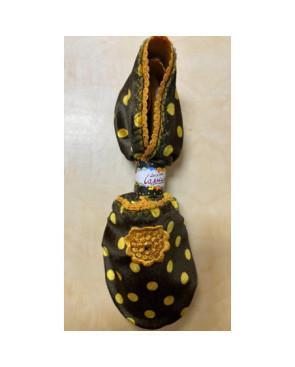 Chaussons de voyage Dots Jaune