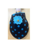Chaussons de voyage Dots Bleu Turquoise