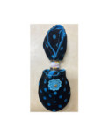 Chaussons de voyage Dots Bleu Turquoise