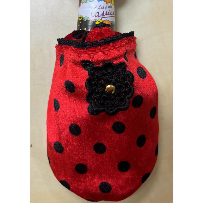 Chaussons de voyage Dots rouge