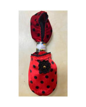 Chaussons de voyage Dots rouge