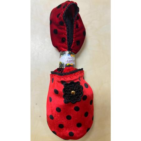 Chaussons de voyage Dots rouge