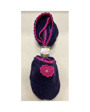 Chaussons de Voyage Flor Violette