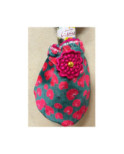 Chaussons de Voyage verte Ginko magenta Ixli Chaussons de Voyage verte Ginko magenta Ixli