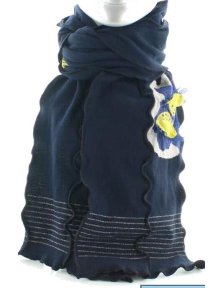 Echarpe Berthe Aux Grands Pieds aux Papillons