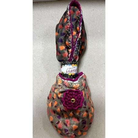 Chaussons de Voyage tuly  pourpre Ixli
