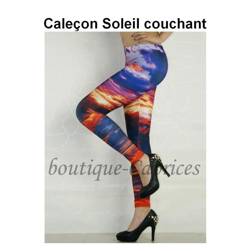 Caleçon lycra Brillant soleil couchant