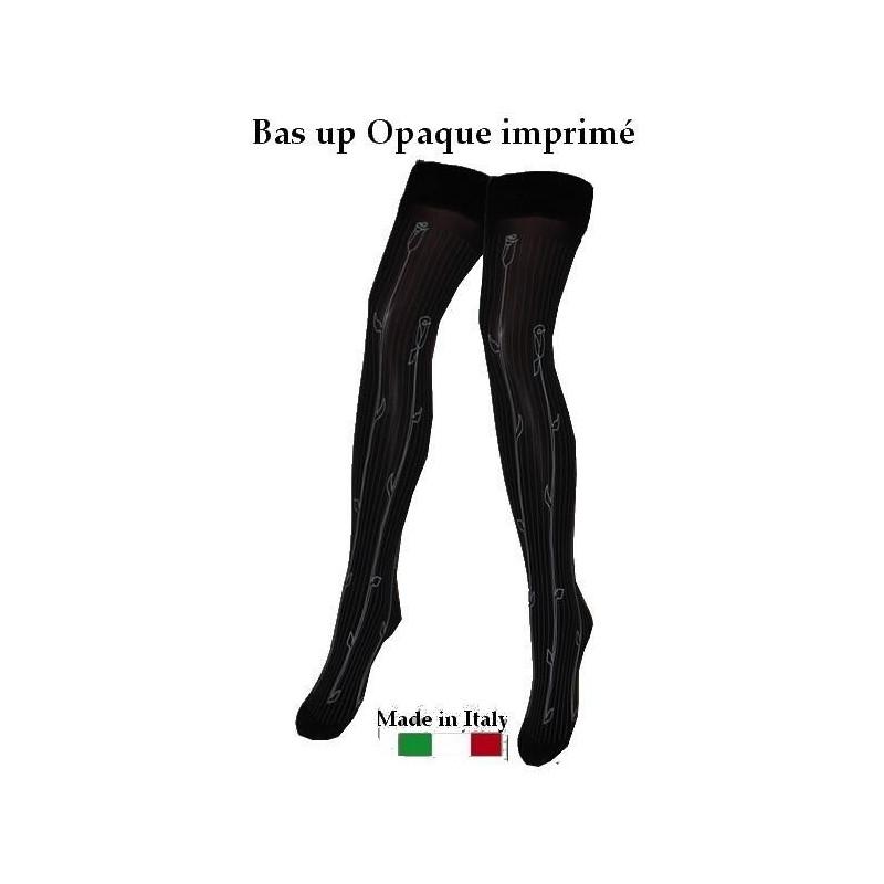 Bas up Aris opaque roses blanches