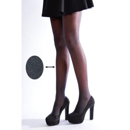 Collant Maille Brillante marine Dolci Calze