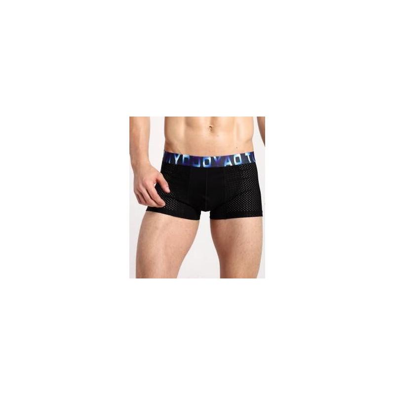 Boxer Maille Sport  Tommy Dooyao noir
