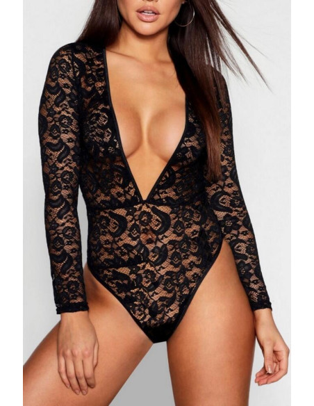 Body Dentelle Plongeant