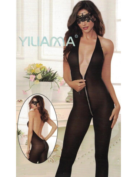 Body combinaison Zippé noir