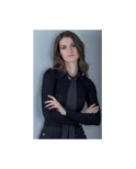 Chemise Moretta Laine et soie à cravate Strass