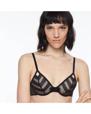 Soutien Gorge Plongeant Chantal Thomass Influente noire