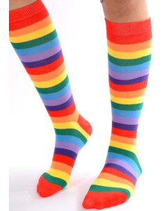 Mi bas Multi rayures tendances