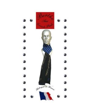 Echarpe Rayure et noeud Berthe aux grands pieds
