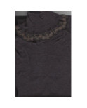 Chemise Moretta Laine et soie Col Cheminée