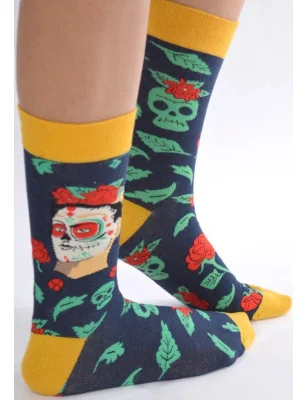 Chaussettes masque Mexicain frida
