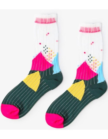 chaussettes pois tendances psyché