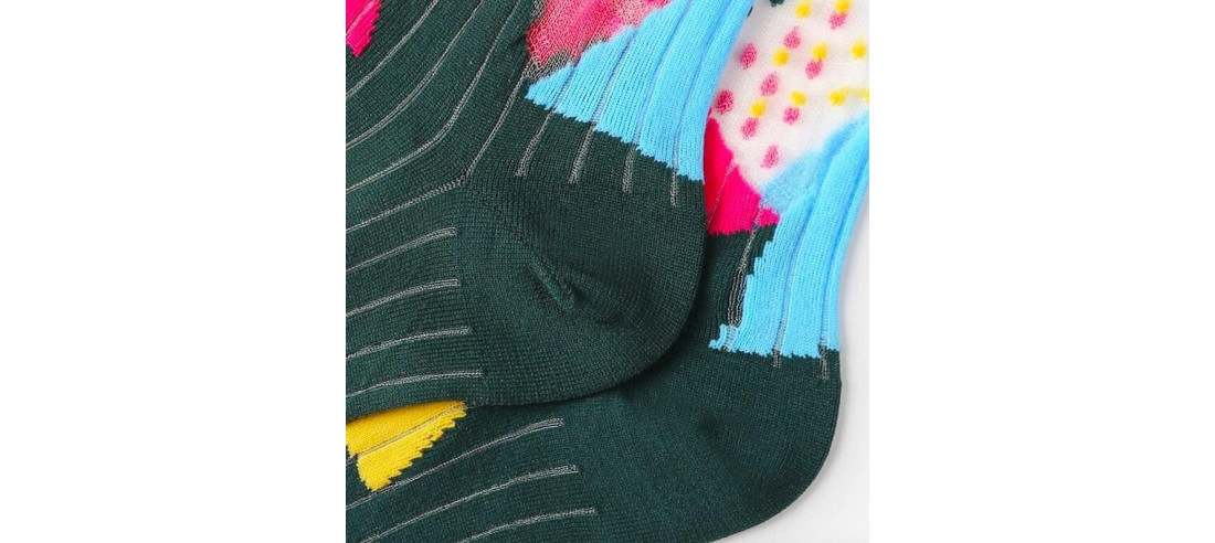 chaussettes pois tendances psyché