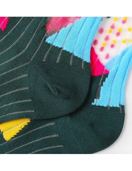 chaussettes pois tendances psyché