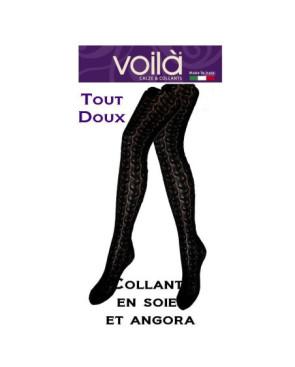 Collant Ajouré en soie et Angora